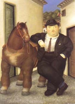 費爾南多 博特羅 Horse and man